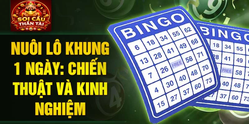 Nuôi lô khung 1 ngày: Chiến thuật và kinh nghiệm
