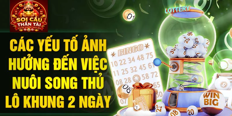 Các yếu tố ảnh hưởng đến việc nuôi song thủ lô khung 2 ngày