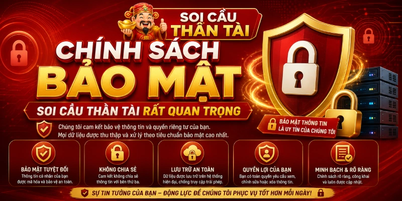 Chính sách bảo mật soi cầu thần tài rất quan trọng