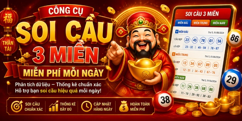 Soi cầu thần tài có công cụ thống kê xổ số đầy đủ mỗi ngày